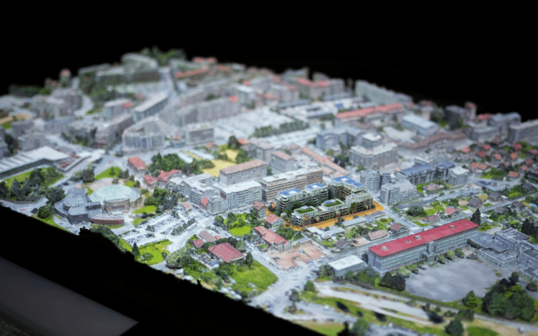 Maquette urbaine projetée 3D : la fusion du physique et du digital ! 