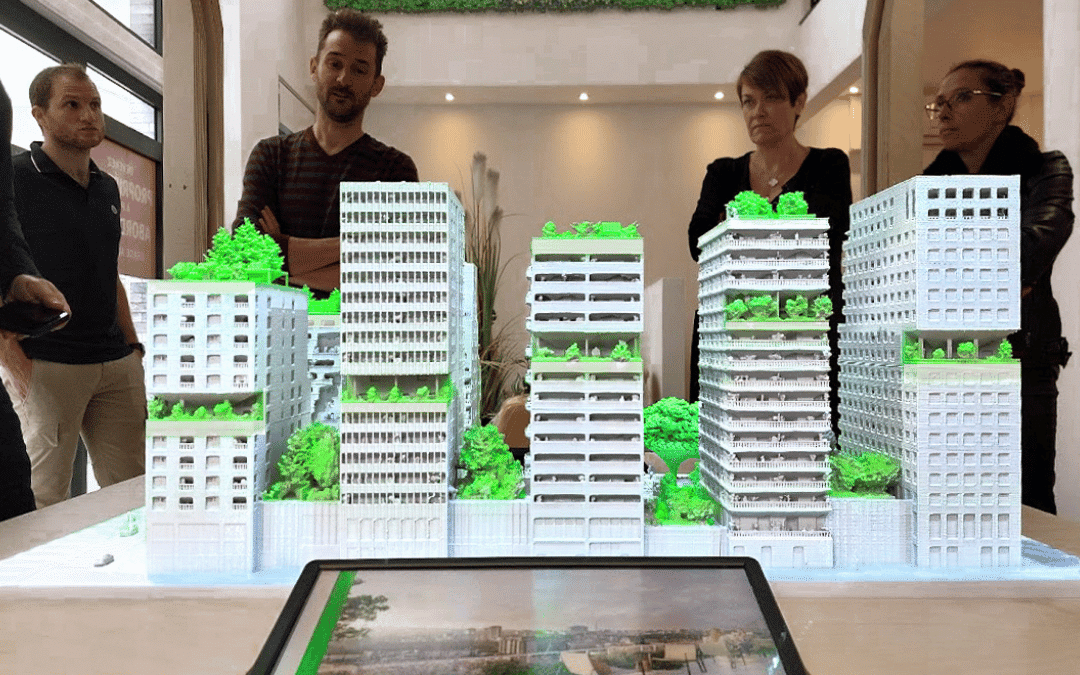 Notre application web qui pilote votre maquette physique 3D 